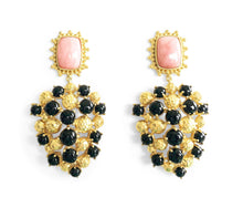 ARBI EARRING PINK/BLACK