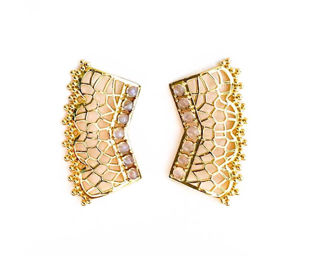 CHAITRA EARRINGS - MOONSTONE