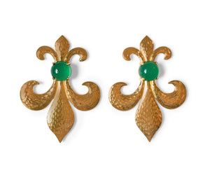 GHARANA EARRINGS - GREEN