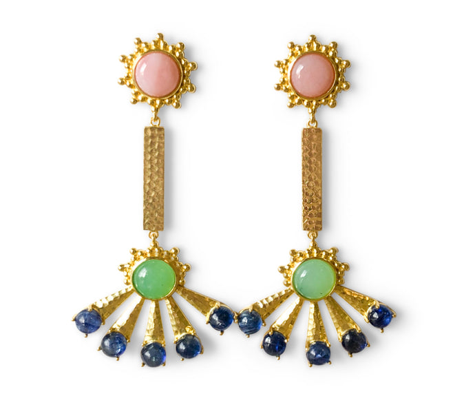 TIKA EARRINGS PINK